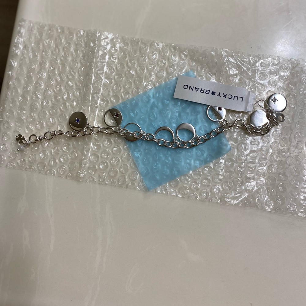 Lucky Brand Moon phase charm Bracelet
